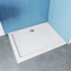 90x70x3cm Duschwanne Quadrat/Rechteck Duschtasse Kunststein Produktbild-Vorschau 2