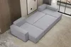 A light gray sectional sofa is shown from a high angle in a modern living room setting. Produktbild-Vorschau