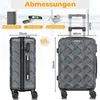 KESSER® Reisekoffer | Koffer ABS Hartschalenkoffer mit Produktbild-Vorschau 2