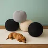 Relaxdays – puf, pletený, výška x průměr 33 x 46 cm, výplň Náhled obrázku produktu 6