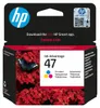 HP Trojfarebná originálna kazeta 47, Štandardná výťažnosť, Náhľad obrázku produktu 7