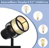 ZMH lampa sufitowa reflektor sufitowy 4 płomienie czarny Podgląd zdjęcia produktu 2