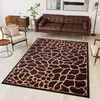 Tapiso Teppich ATLAS modern Giraffe braun beige Wohnzimmer  Produktbild-Vorschau 1