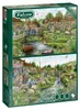 Falcon de luxe Village Life - 2x 1000 Teile, 1000 Stück(e), Produktbild-Vorschau 3