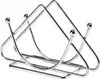 A silver metal napkin holder is shown against a white background. Podgląd zdjęcia produktu