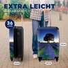 MuchoWow® Koffer Handgepäck Trolley Rollkoffer Kleine Produktbild-Vorschau 5