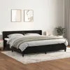 vidaXL Postel Boxspring s matrací černá 200x200 cm Velvet Náhled obrázku produktu 2