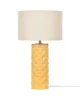 BELIANI Stolní lampa žlutá keramická 49 cm geometrický vzor Náhled obrázku produktu 6