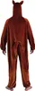 A person wearing a brown kangaroo costume from the back. Podgląd zdjęcia produktu