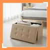 Relaxdays Sitzbank mit Stauraum, Kunstleder, faltbar, Produktbild-Vorschau 5