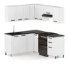 ULWEHOME | Eckküche 300 cm Mattweiß, L-Küche Produktbild-Vorschau 2