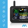 A digital weather station displaying various weather information, with icons on the left side representing different weather conditions. Podgląd zdjęcia produktu