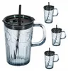Relaxdays Trinkgläser 4er Set, Getränkebecher mit Deckel & Produktbild-Vorschau 11