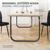 ML-Design 2 kusy stolových noh š80xv72 cm, stolové podnože Náhled obrázku produktu 4