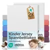 2er Set Jersey Spannbettlaken 80x160cm - 80x180cm - 100% Produktbild-Vorschau 1
