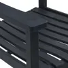 vidaXL Hojdacie kreslo čierne 65 x 84 x 114 cm polyetylén Náhľad obrázku produktu 8