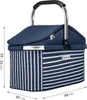Kühlkorb 25 Liter Blau Weiß - Navy Produktbild-Vorschau 6