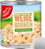 Gut & Günstig Weisse Bohnen mit Suppengrün (800g Dose) + Produktbild-Vorschau 1