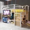 Merax Etagenbett Hochbett 140x200 mit Treppe, Kinderbett Produktbild-Vorschau 5