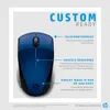 HP Wireless-Maus 220 (Lumiere Blue), Beidhändig, RF Produktbild-Vorschau 3