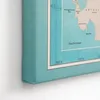 Hochwertige Canvas Weltkarte mit Kork-Pinnwand - 150x100 cm Produktbild-Vorschau 3