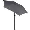 Springos® Parasol de jardin Parasol avec fonction de Voir les images du produit 1