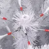vidaXL Künstlicher Weihnachtsbaum Klappbar mit Ständer Weiß Produktbild-Vorschau 6