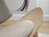 Poltrona di design DAHL - beige chiaro / rovere Anteprima dell’immagine prodotto 10