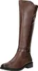 A single brown leather boot shown from the side against a white background. Voir les images du produit