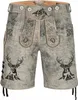 Pantaloni corti in pelle tradizionale da uomo PAULGOS - HK4 Anteprima dell’immagine prodotto 5