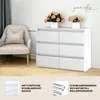 YUMEBLY Kommode mit 6 Schubladen | 120x75x40 cm | Produktbild-Vorschau 5