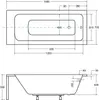 Aqua For You | Badewanne - Besco Rechteckige Badewanne Produktbild-Vorschau 5
