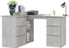 vidaXL Eckschreibtisch Betongrau 145x100x76 cm Produktbild-Vorschau 17
