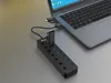Equip 7-Port USB-A3.2-Hub->7xUSB-A 3.2 +USB-C Adapter  Produktbild-Vorschau 3