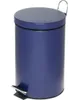 A blue pedal bin on a white background. Produktbild-Vorschau