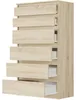 Komoda 70 cm 6 zásuvek skříňka FRAMIRE R-6 sonoma Náhled obrázku produktu 6