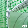 Close-up of a zipper on a green greenhouse cover. Produktbild-Vorschau