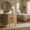 Komoda 80,5 x 82 x 46 cm, borovice, MDF, kov, hnědá Náhled obrázku produktu 13