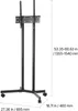SucceBuy Rolovací stojan na TV pro obrazovky 812,8-1651 mm, Náhled obrázku produktu 8