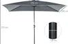Outsunny Parasol de jardin Parasol droit inclinable Voir les images du produit 5