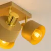 LUXOLAR - LED Deckenleuchte 4-flammig Beige/Gold E27 60W - Produktbild-Vorschau 4