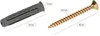 KOTARBAU® Universaldübel mit Holzschrauben Satz 15 Stk. Produktbild-Vorschau 2