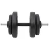 vidaXL Bilanciere e manubrio con pesi da 60 kg Anteprima dell’immagine prodotto 4