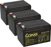 Kompatibler Akku E-Roller E-Scooter Quad E Bike 36V 3x 12V Produktbild-Vorschau 1