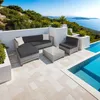 tectake® Aluminium Rattan Lounge wetterfest und Produktbild-Vorschau 8