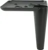 4er Set Schwarze Metallmöbelbeine - 10 cm Höhe, Matt Produktbild-Vorschau 5