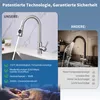Küchenarmatur mit Temperaturanzeige mit 2 Strahlarten,360° Produktbild-Vorschau 5