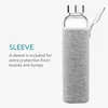 Navaris Wasserflasche mit Mineralstein und Neoprenhülle Produktbild-Vorschau 8