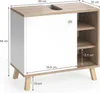 Product dimensions illustration of a cabinet. Produktbild-Vorschau