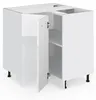 Eckschrank für Hausrat Vicco R-Line Weiß Hochglanz 75.6 cm Produktbild-Vorschau 5